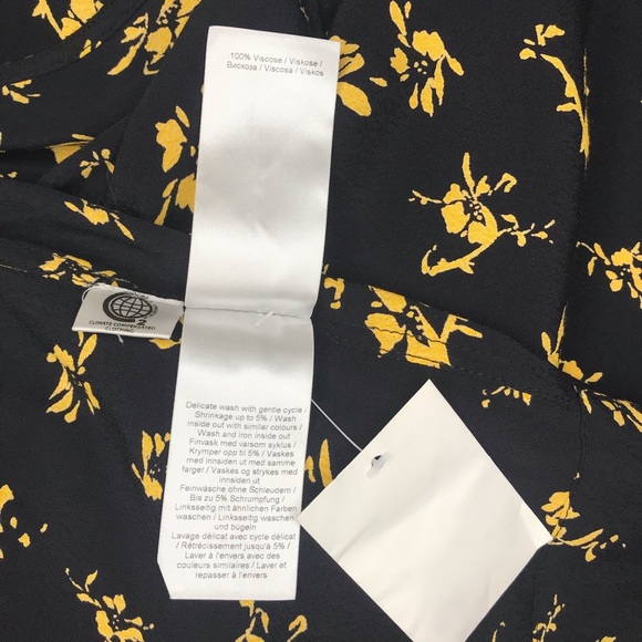 Ganni Printed Crepe Wrap Maxi Dress - Size: 2/4 - Picture 15 of 17